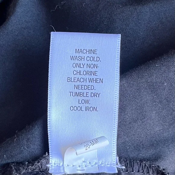 •Banana Republic• Black Poplin Flared Shirtdress - Size 4 - Picture 9 of 11